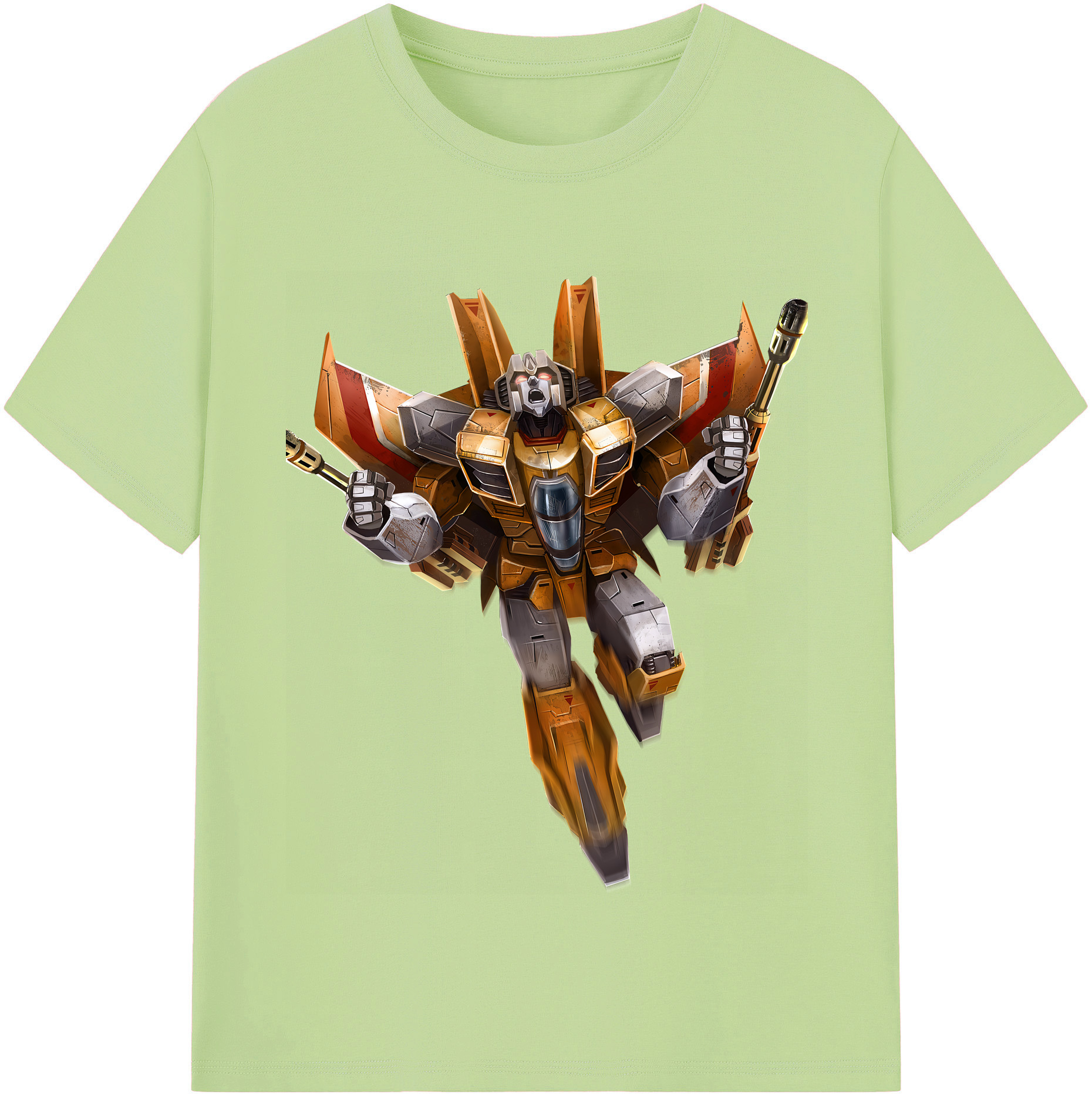（画像用） Transformers トランスフォーマー 綿100％半袖Tシャツ（フロントプリント）